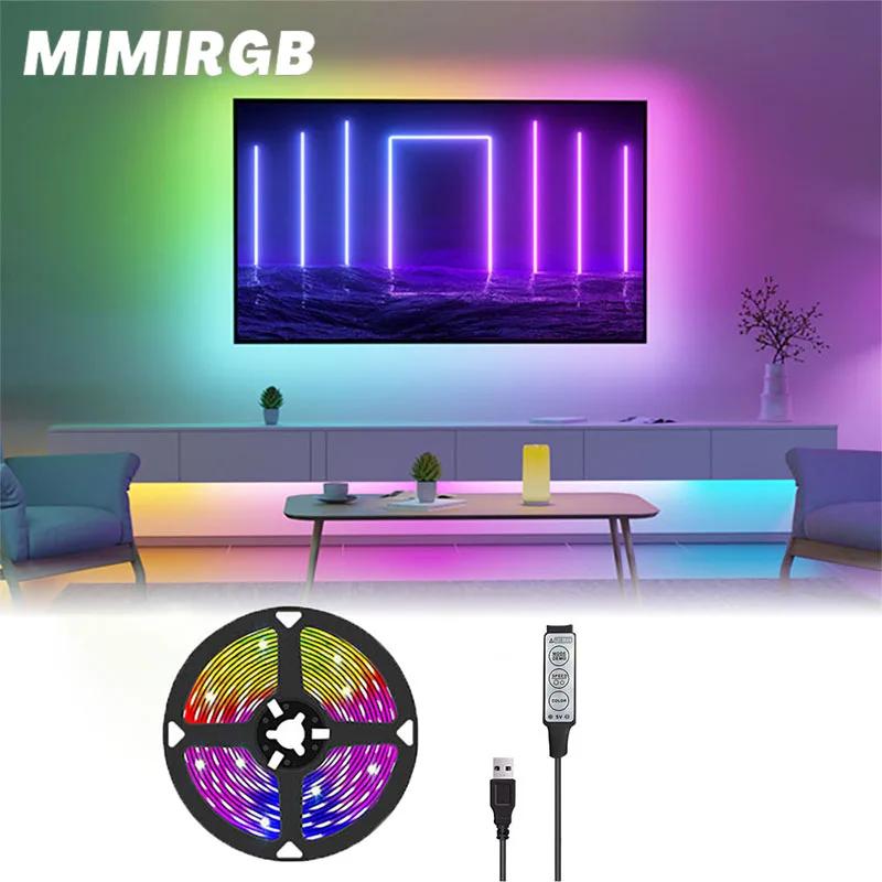   RGB LED USB Ʈ ,  Ʈ ,  ̹ Ȩ TV Ʈ , ư 3 , 1 m, 2 m, 3 m, 5m